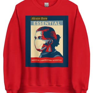 Medical Lab Scientist Sweatshirt: Healthcare Hero Cotton-Blend Pullover