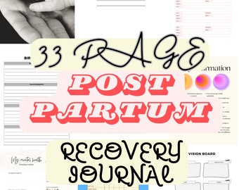 Welcome to the Comprehensive Post-Partum Depression Journal/Planner for New Moms!