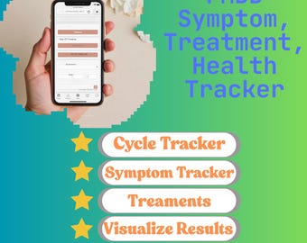 PMDD Symptom & Treatment Tracker | Women's Health (Digital Download)
