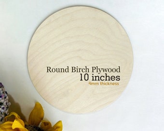 ROWOOD Set Di 12 Dischi Di Legno Rotondi Da 30 Cm In Compensato Grezzo, Per Fai Da Te, Pittura, Pirografia, Decorazioni Casa E Natale