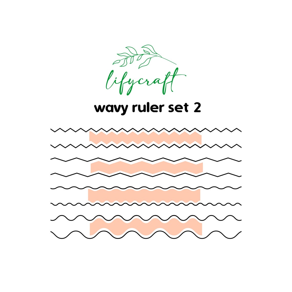 Wavy Ruler. Ruler for Creating Perfect Waves in Your Fabric - Etsy