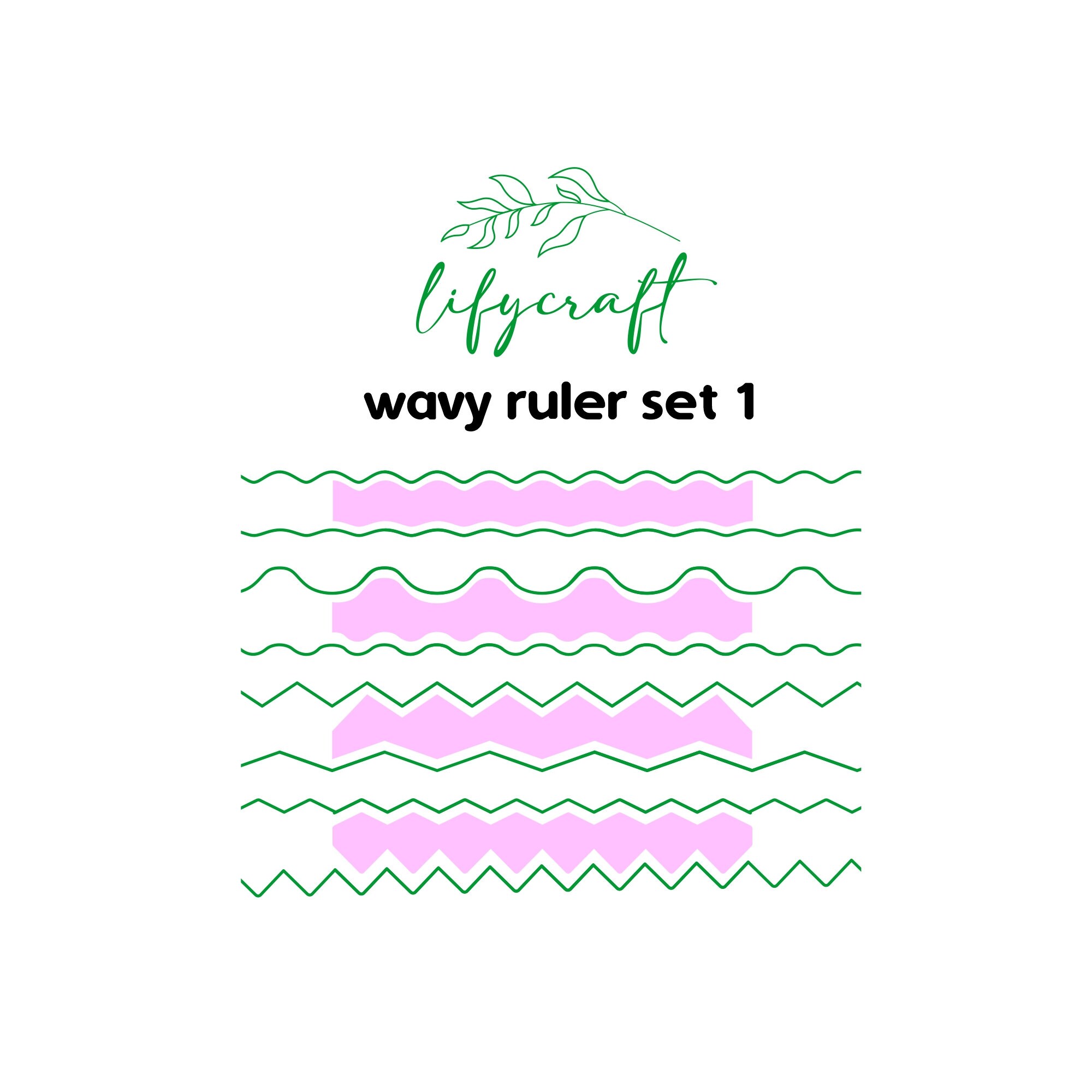 Wavy Ruler. Ruler for Creating Perfect Waves in Your Fabric Sewing and