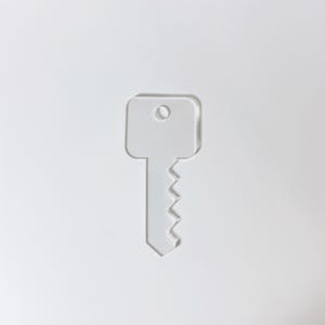 Clear Acrylic Key Shape: DIY Keychain Blanks - Etsy