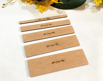 Macrame Spacer Tool: MDF Knot Guide, Wall Hanging (Set of 5)
