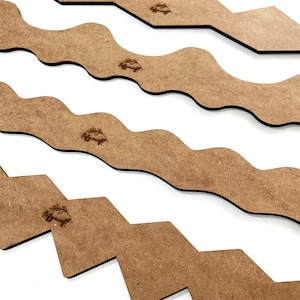 Wave Quilting Ruler: Fabric Cutting & Sewing Tool (40cm)