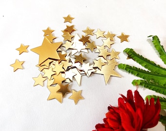 Gold Star Mirrors: Self-Adhesive Acrylic Craft Blanks