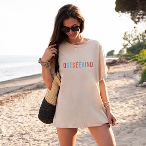 Ostseekind Shirt, Baltic Sea T-Shirt, Northern Germany and Baltic Sea Fashion, Perfect for Summer and Beach, Maritime and Holiday T-Shirt