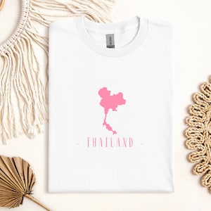 Thailand T-Shirt, Thailand Map, Thailand Gift, Unisex Thailand Shirt