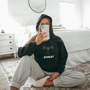 Gymrat Hoodie, Gym Lover Hoodie, Fitness Sweater, Workout Hoodie, Muscle Hoodie, Gym Gift, Training Sweater, Pumping Iron
