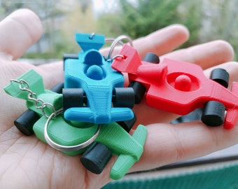 Formula 1 racing car key ring