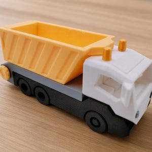 Camión volquete con mecanismos – Minimáquinas modulares – Modelo 3D de alta calidad