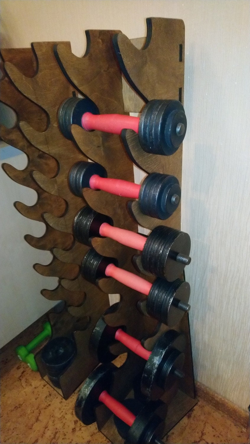 Vertical Homemade Weight Storage Diy Weights Stand Diy Dumbbell