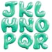 3D Bubble Letters Green Font PNG SVG, Green Bubbly Letter, Summer Cute ...