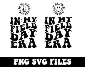 En mi era del día de campo SVG, PNG, día de campo del maestro 2024, svg, camisa del día de campo png, letras retro onduladas y groovy, corte de archivo cricut, silueta.