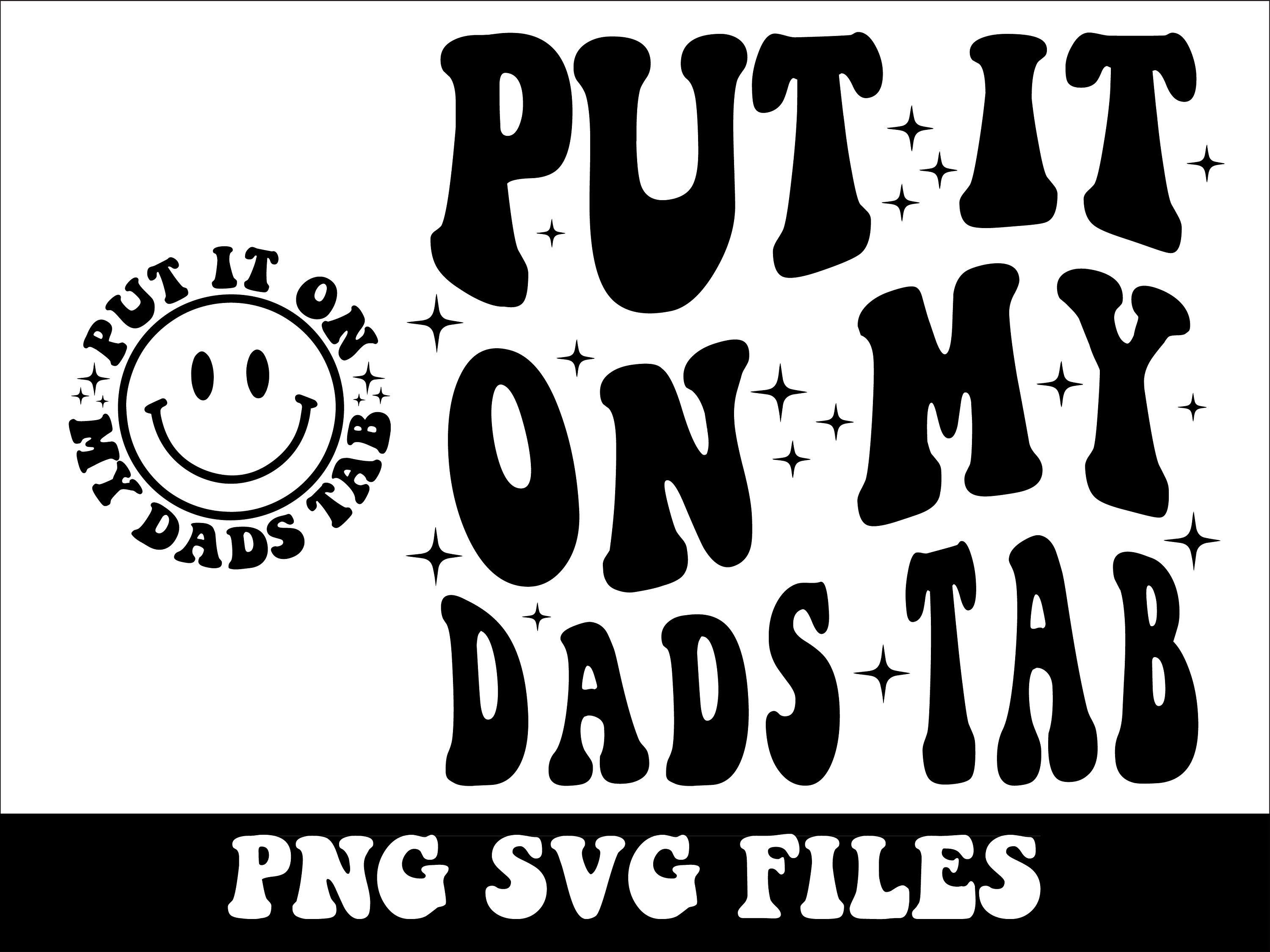Put It On My Dads Tab Sweatshirt