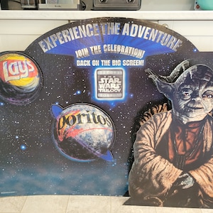 Recortes de cartón de Star Wars de los años 90