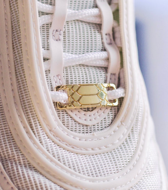 Luxury AF1 Dubraes Gold Metal Lacelocks for Shoelaces for Mens