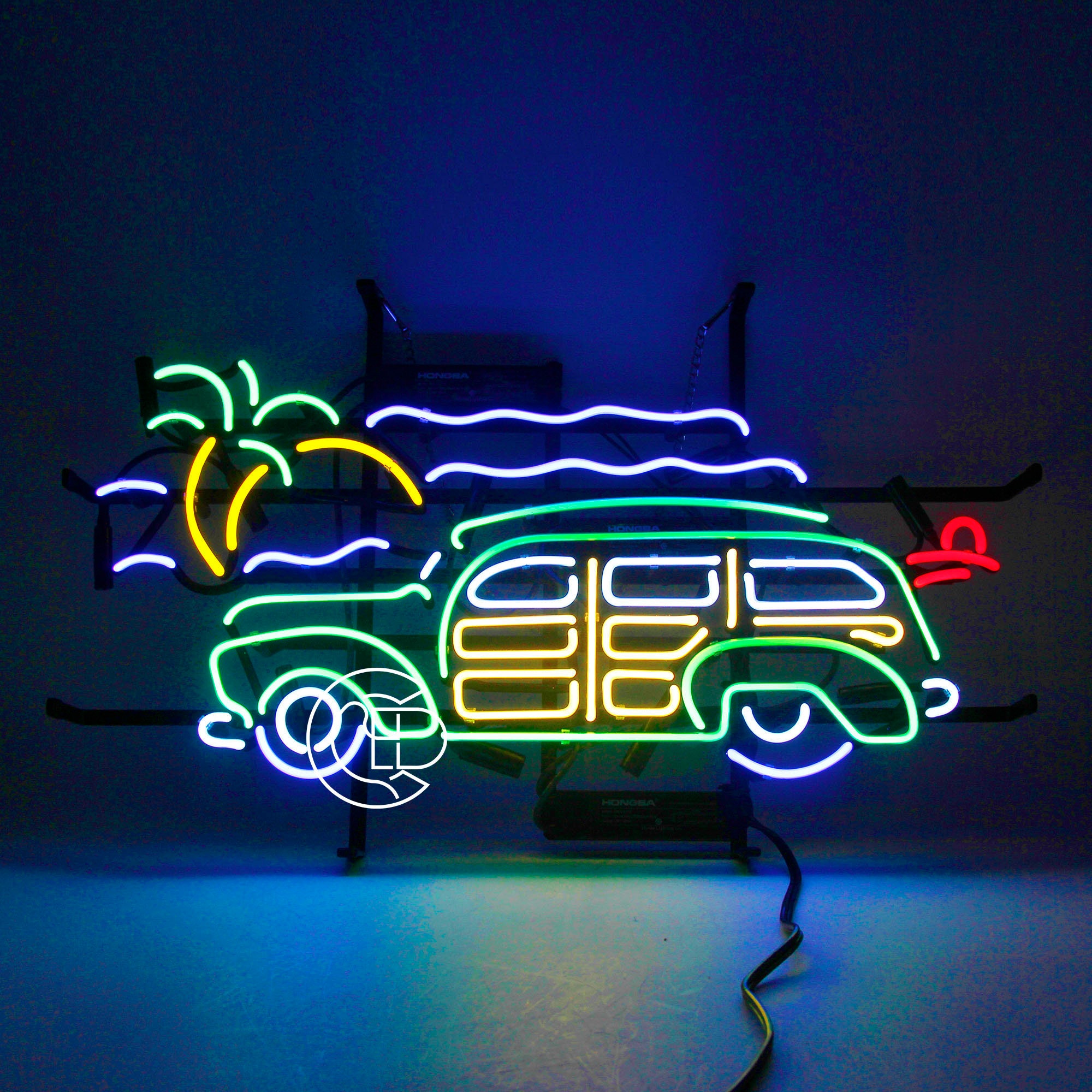 Überprüfen Sie Motor Neon Schild Motor Neon Lichter Wand, Auto