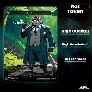 Alternative Tokens - Black Rat - Mob Boss