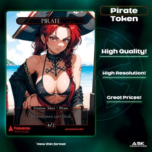 Alternative Tokens- Red Pirate - Beach View