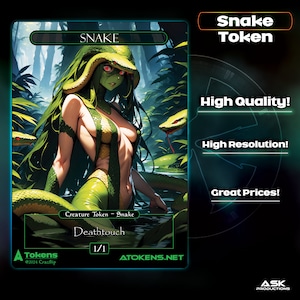Alternative Tokens - Green Snake - Sludge Queen