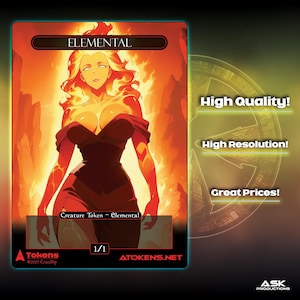 Alternative Tokens - Red Elemental - Hot Mistress