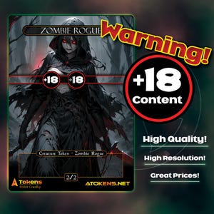 Alternative Tokens - Multicolor Zombie Rogue - Purgatory Champion |+18| MATURE CONTENT