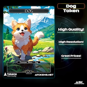 Alternative Tokens - White Dog - Obedient Fellow