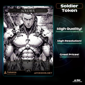 Alternative Tokens - Artifact Soldier - Bionicle Man
