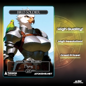 Alternative Tokens - White Bird Soldier - Air Force