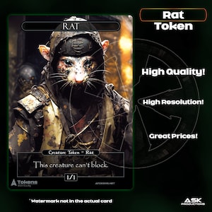 Alternative Tokens - Black Rat - Plague Jumper