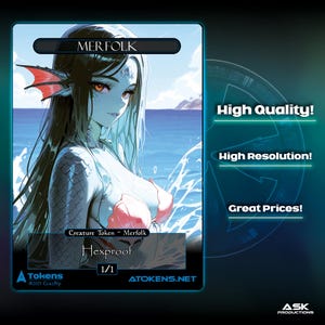 Alternative Tokens - Blue Merfolk - Convincing Look
