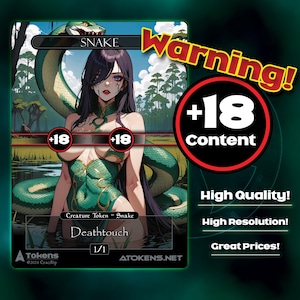 Alternative Tokens - Black Snake - Deadly Companion |+18| MATURE CONTENT