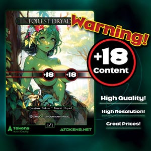 Alternative Tokens - Green Forest Dryad - Kawaii Leaves |+18| MATURE CONTENT