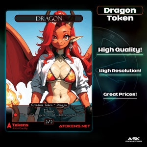 Alternative Tokens - Red Dragon - Spark Mama