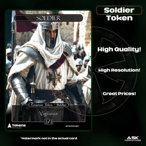 Alternative Tokens - White Soldier - Army Colossus
