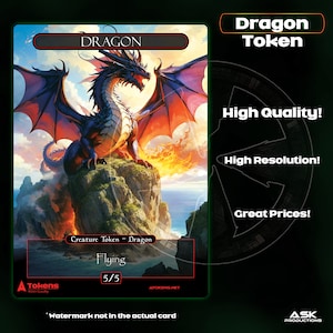 Alternative Tokens - Red Dragon - Cliff Menace