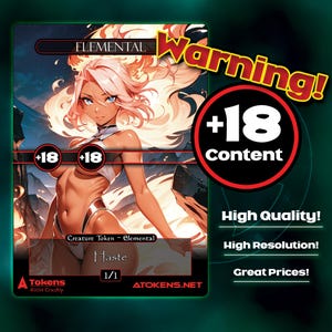 Alternative Tokens - Red Elemental - Le Provocateur (MATURE CONTENT)