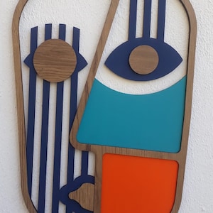 Monica Modern African Mask Hand Made 27*42