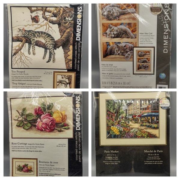 Dimensions Cross Stitch Kits Etsy