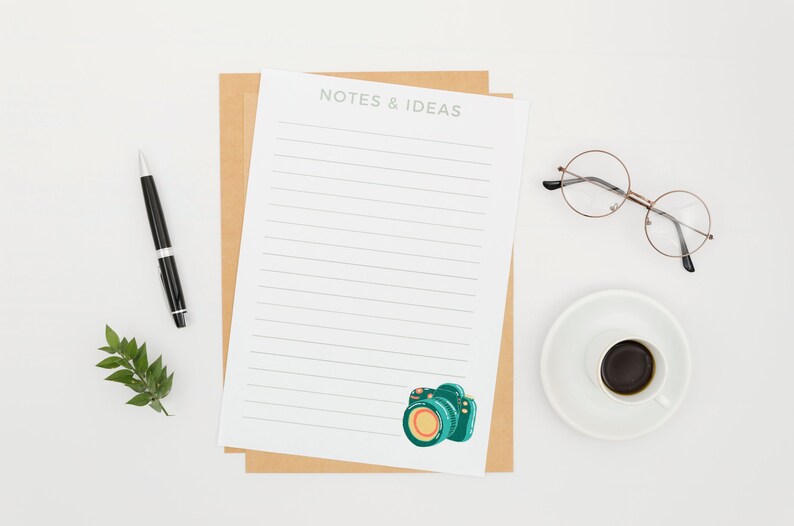 Photographers Printable Planner, Photography Business & Session Plan, Appointment Tracker, Photo