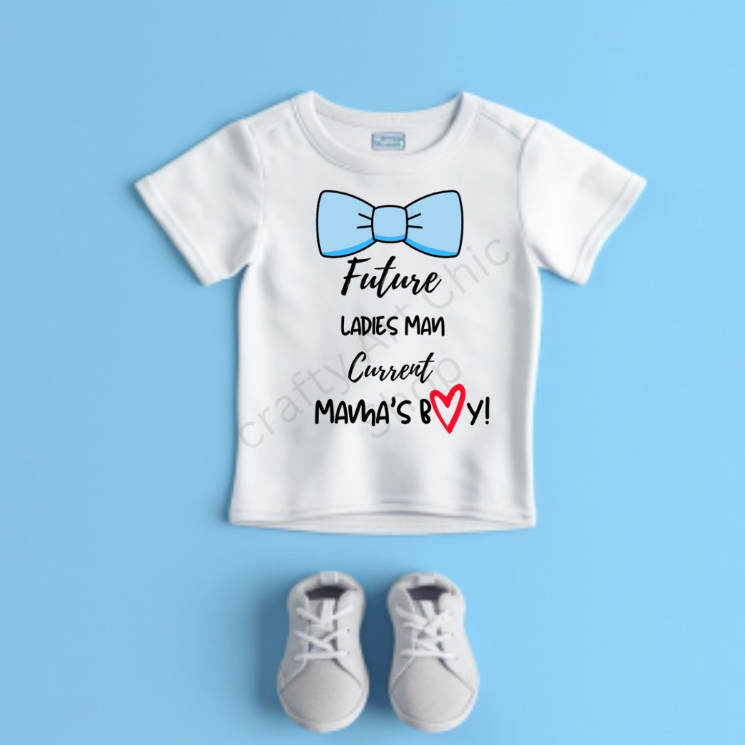 Funny Baby Boy Qoute Onesie Outfit Newborn Baby Boy Saying Future Mama