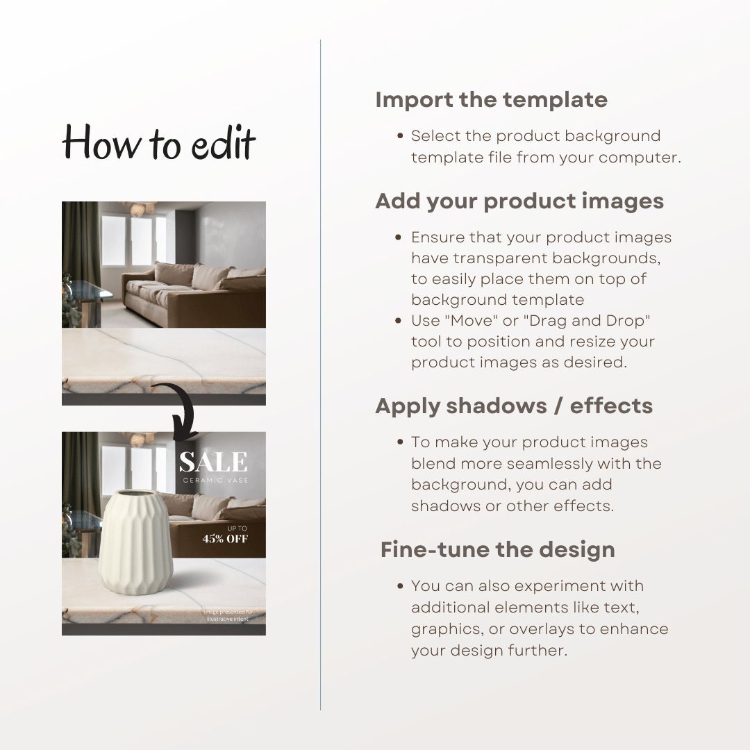 Marble Countertop Backdrop Living Room Product Background Templates