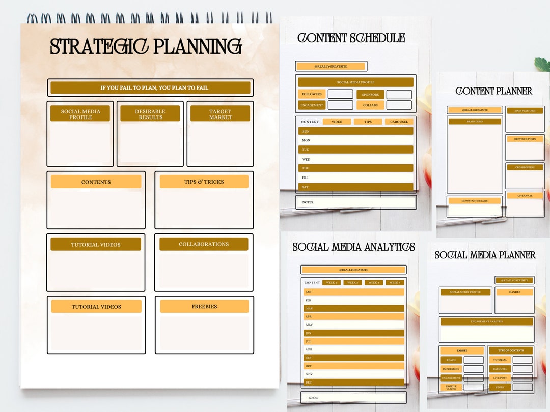 Social Media Content Calendar Keep Your Social Media Strategy on Point ...