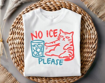 Kein ICE Bitte SVG Png | Sarkastisches Katzen Meme | Anti ICE feministische geschnitten Datei | Aktivismus für soziale Gerechtigkeit | Lustiges Zitat Design