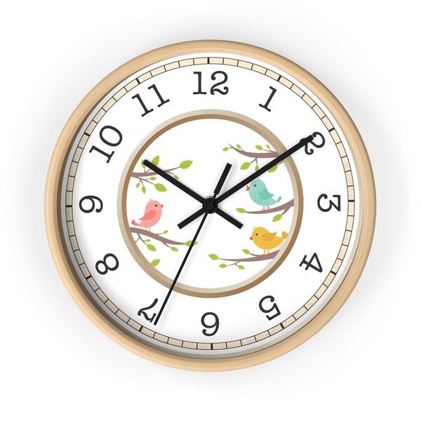 Birds Wall Clock - Etsy