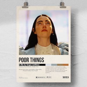 Poor Things Movie Poster: Minimalist Retro Art Print (Digital Download)