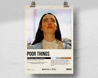 Poor Things Movie Poster: Minimalist Retro Art Print (Digital Download)
