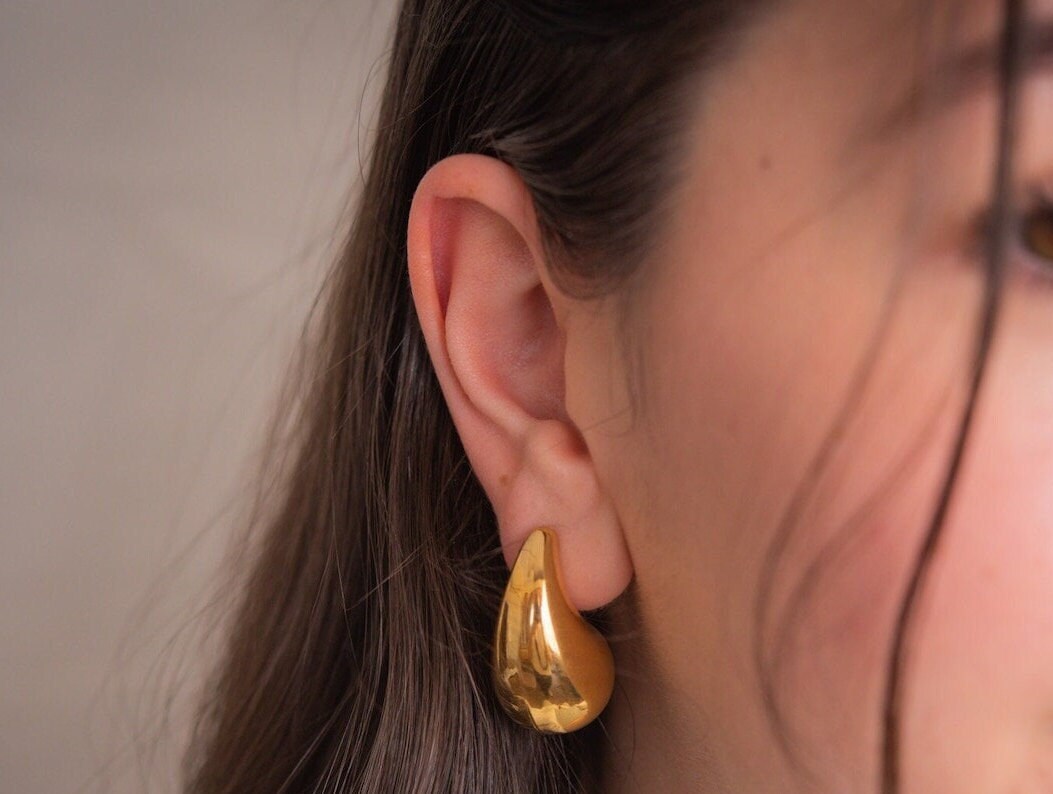Gold drop hotsell earrings with price