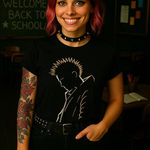 Punk Rock Unisex Heavy Cotton T-Shirt – Alternative Style | Gift for Rock Lovers